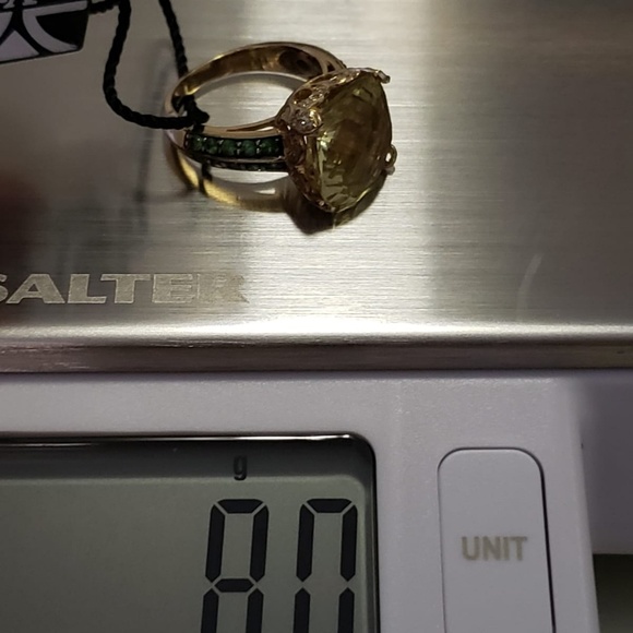 LeVian Diamond Citrine & Tsavorite 14k Yellow Gold - Picture 3 of 8